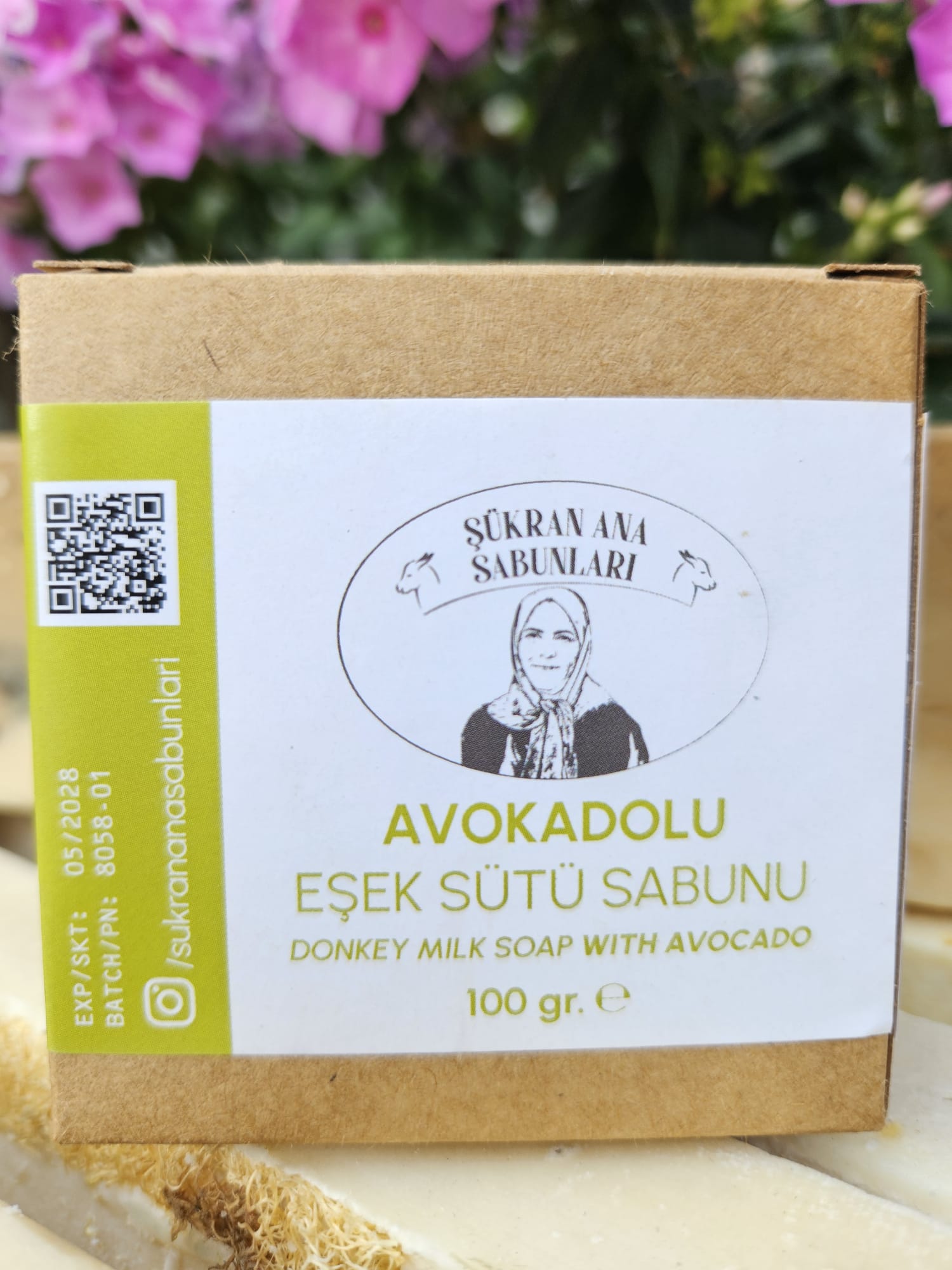 Avokadolu Eşek Sütlü Sabun-100 gr
