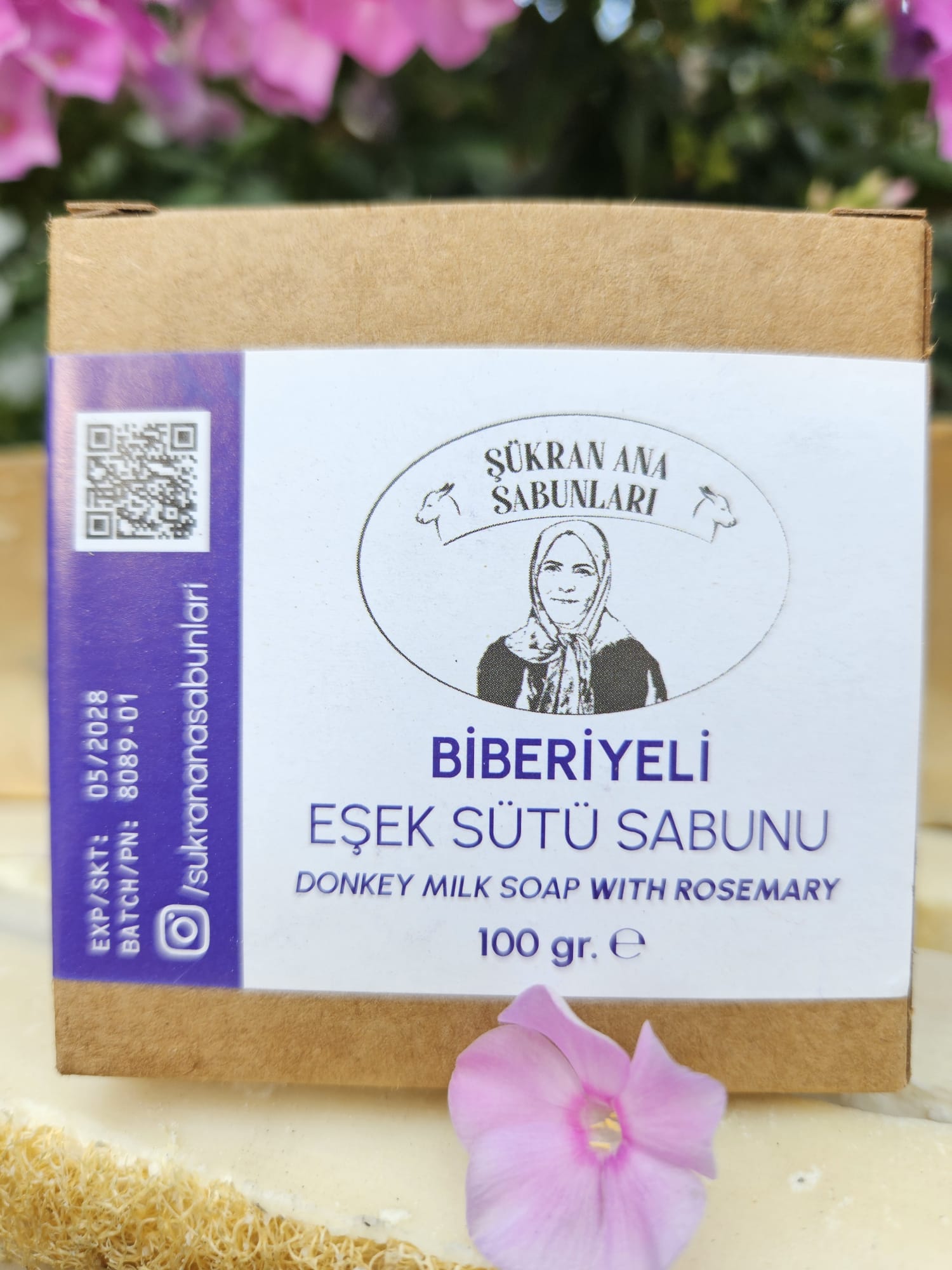 Biberiyeli Eşek Sütlü Sabun-100 gr