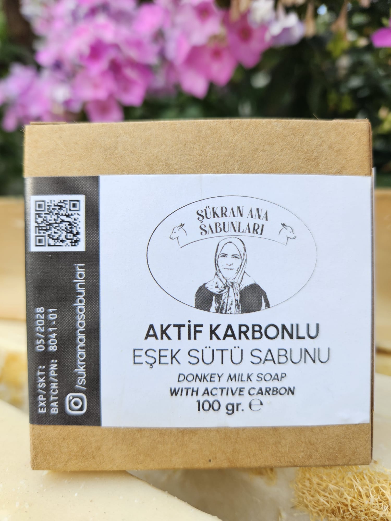Karbonlu Eşek Sütlü Sabun-100 gr